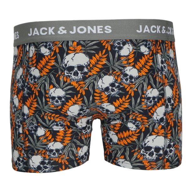 Preţ JACK & JONES Boxeri 'JACHugo Skulls'  albastru noapte / verde pin / portocaliu / alb