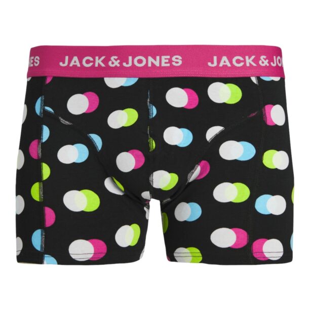 JACK & JONES Boxeri 'JACREESE'  albastru / portocaliu caisă / roz / negru preţ