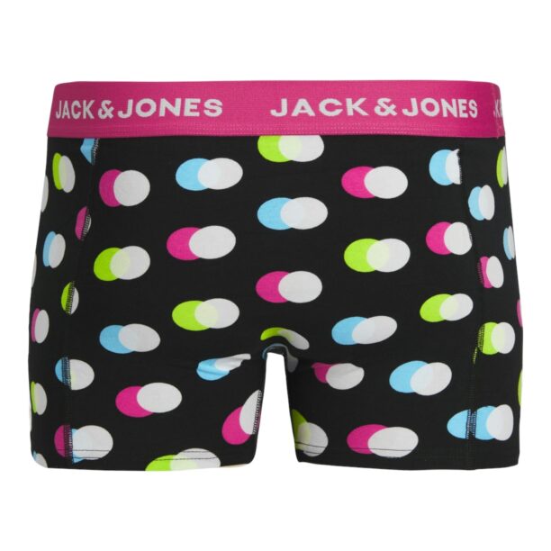 JACK & JONES Boxeri 'JACREESE'  albastru / portocaliu caisă / roz / negru