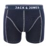 JACK & JONES Boxeri 'JACSIMPLE'  albastru închis / alb