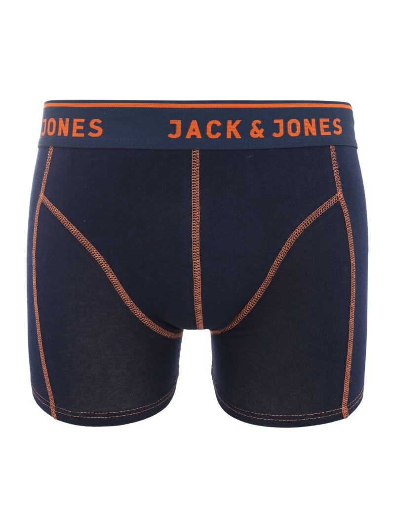 JACK & JONES Boxeri 'JACSIMPLE'  albastru noapte / portocaliu