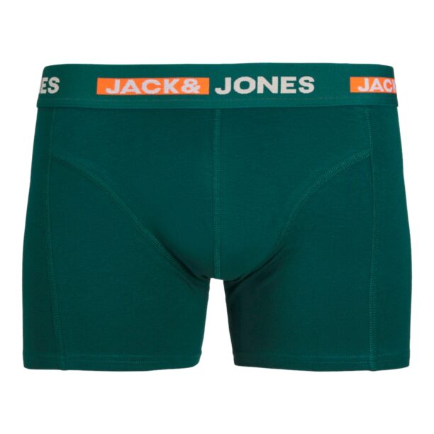 JACK & JONES Boxeri 'JACScott'  bleumarin / verde smarald / portocaliu / negru preţ