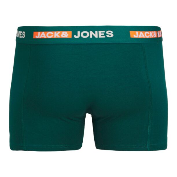 JACK & JONES Boxeri 'JACScott'  bleumarin / verde smarald / portocaliu / negru