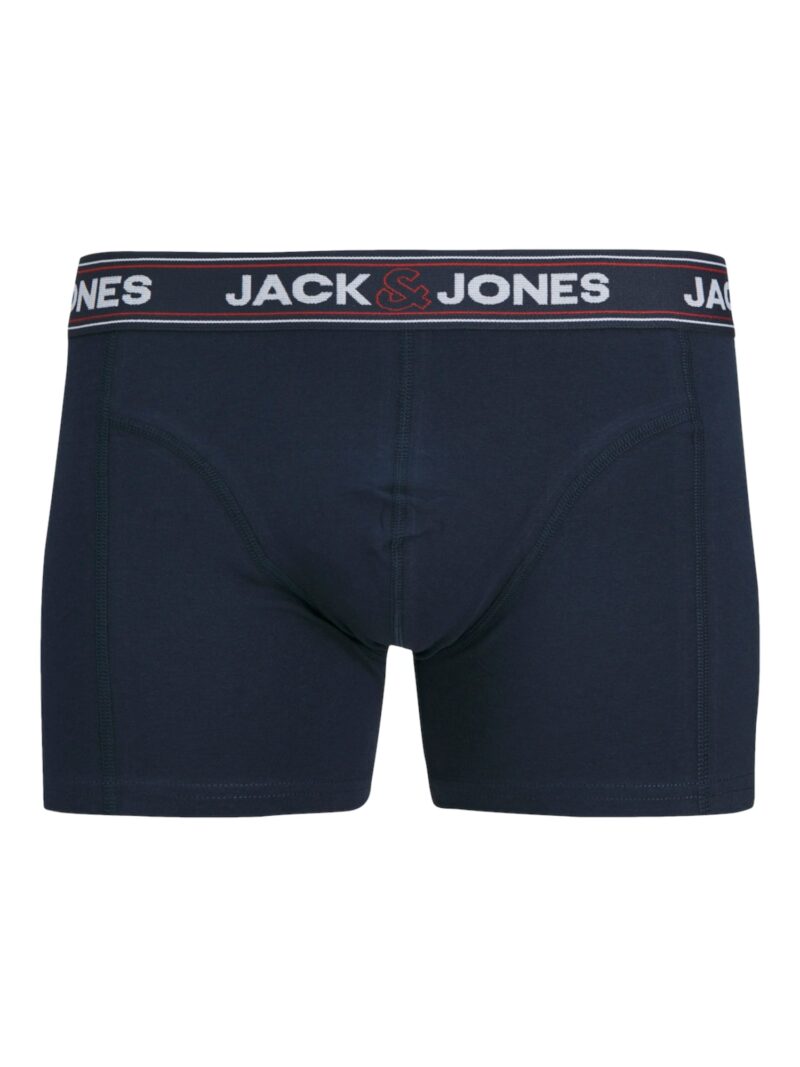 JACK & JONES Boxeri 'Jacjohn'  bleumarin / gri amestecat / portocaliu amestecat / alb preţ