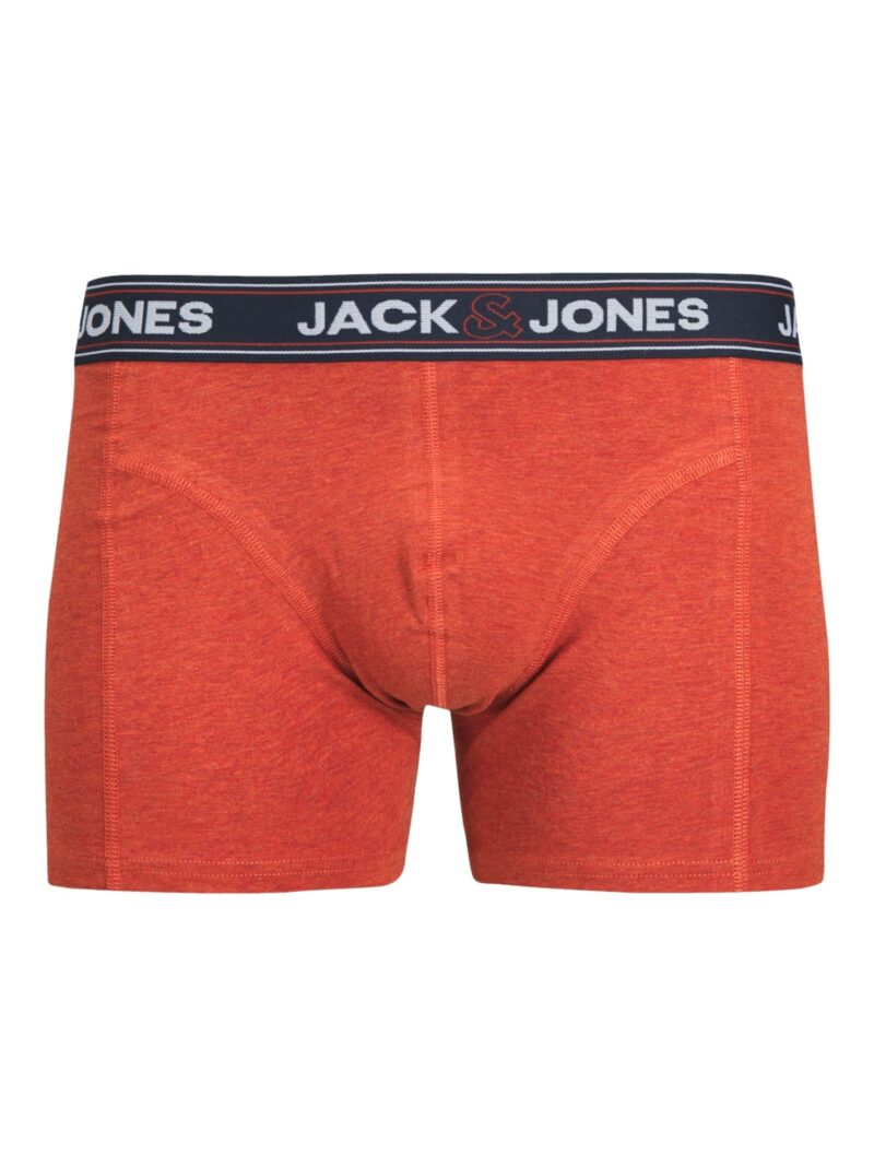 Original JACK & JONES Boxeri 'Jacjohn'  bleumarin / gri amestecat / portocaliu amestecat / alb