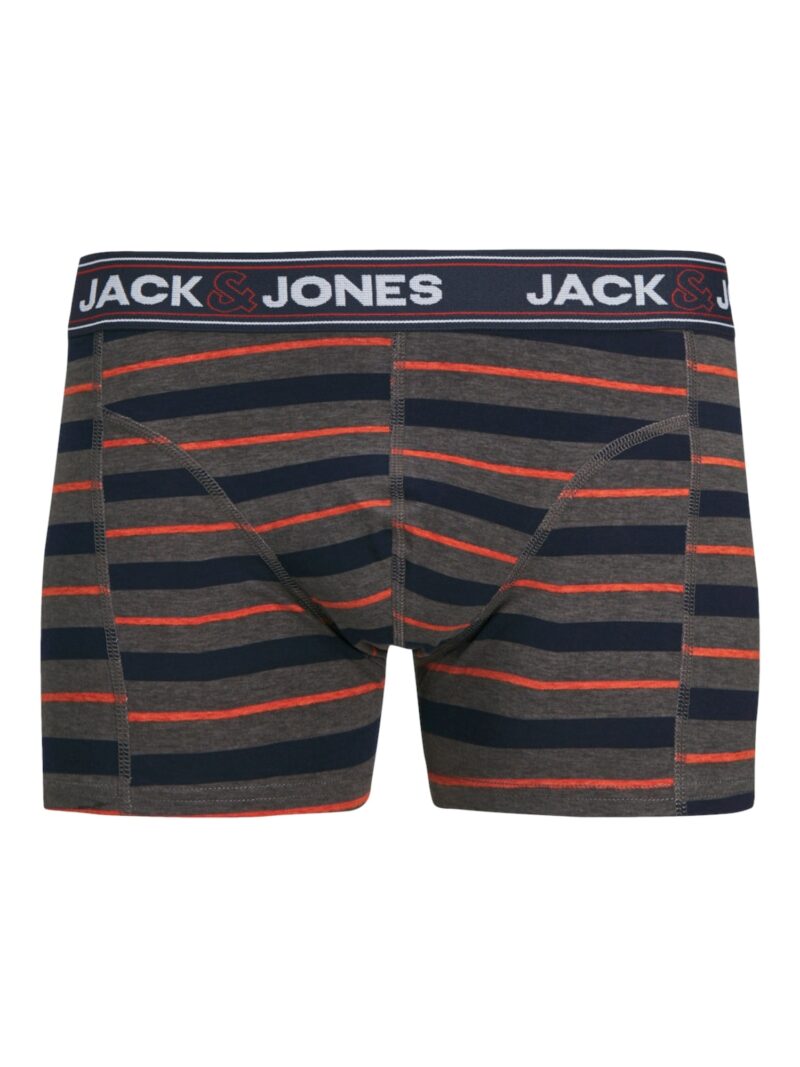 JACK & JONES Boxeri 'Jacjohn'  bleumarin / gri amestecat / portocaliu amestecat / alb