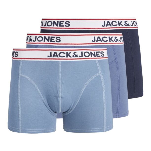 JACK & JONES Boxeri 'Jake'  albastru marin / albastru deschis / roşu închis / alb