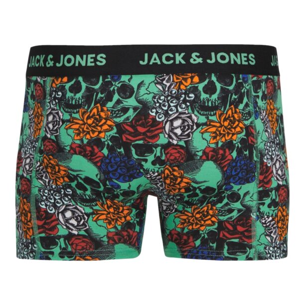 JACK & JONES Boxeri 'MASON'  gri bazalt / verde mentă / albastru violet / portocaliu preţ