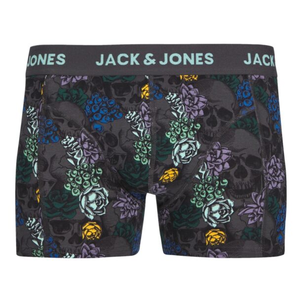 Cumpăra JACK & JONES Boxeri 'MASON'  gri bazalt / verde mentă / albastru violet / portocaliu