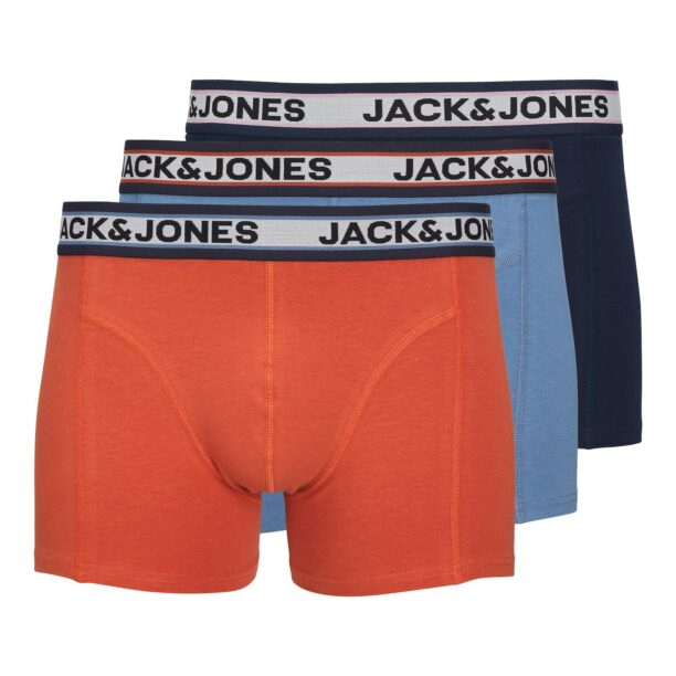 JACK & JONES Boxeri 'Marco'  albastru deschis / albastru închis / gri deschis / portocaliu închis