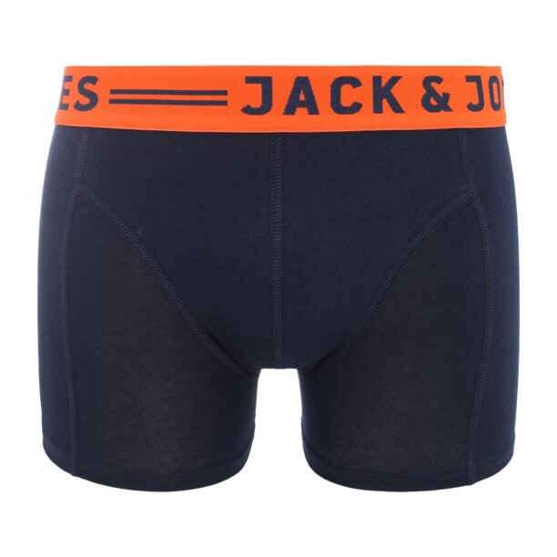 JACK & JONES Boxeri 'Sense'  albastru noapte / portocaliu