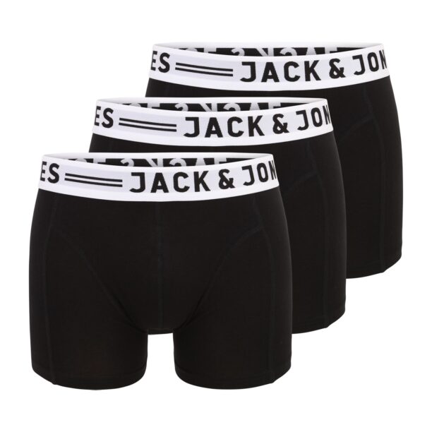 JACK & JONES Boxeri 'Sense'  negru / alb