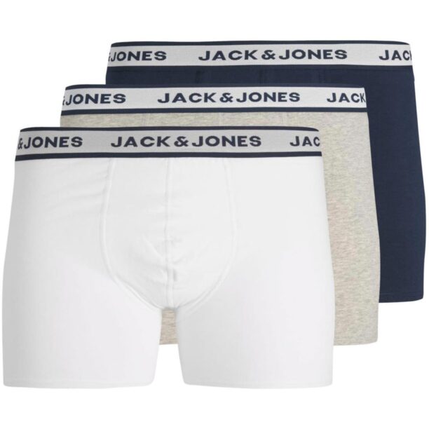 JACK & JONES Boxeri  bleumarin / gri deschis / negru / alb