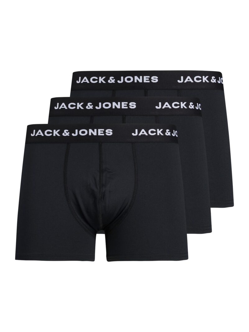 JACK & JONES Boxeri  negru / alb