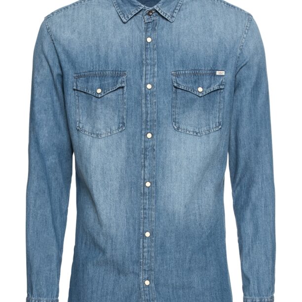 JACK & JONES Cămașă 'Sheridan'  albastru denim