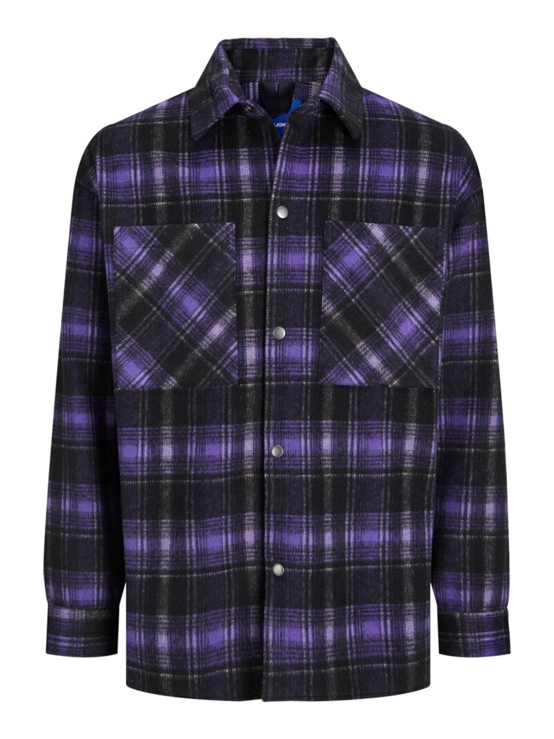 JACK & JONES Geacă de primăvară-toamnă 'Bane'  albastru violet / negru