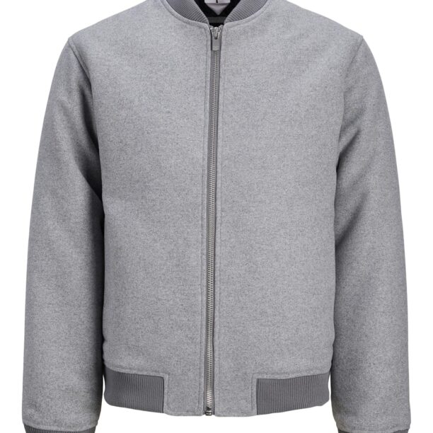 JACK & JONES Geacă de primăvară-toamnă 'HERON'  gri deschis