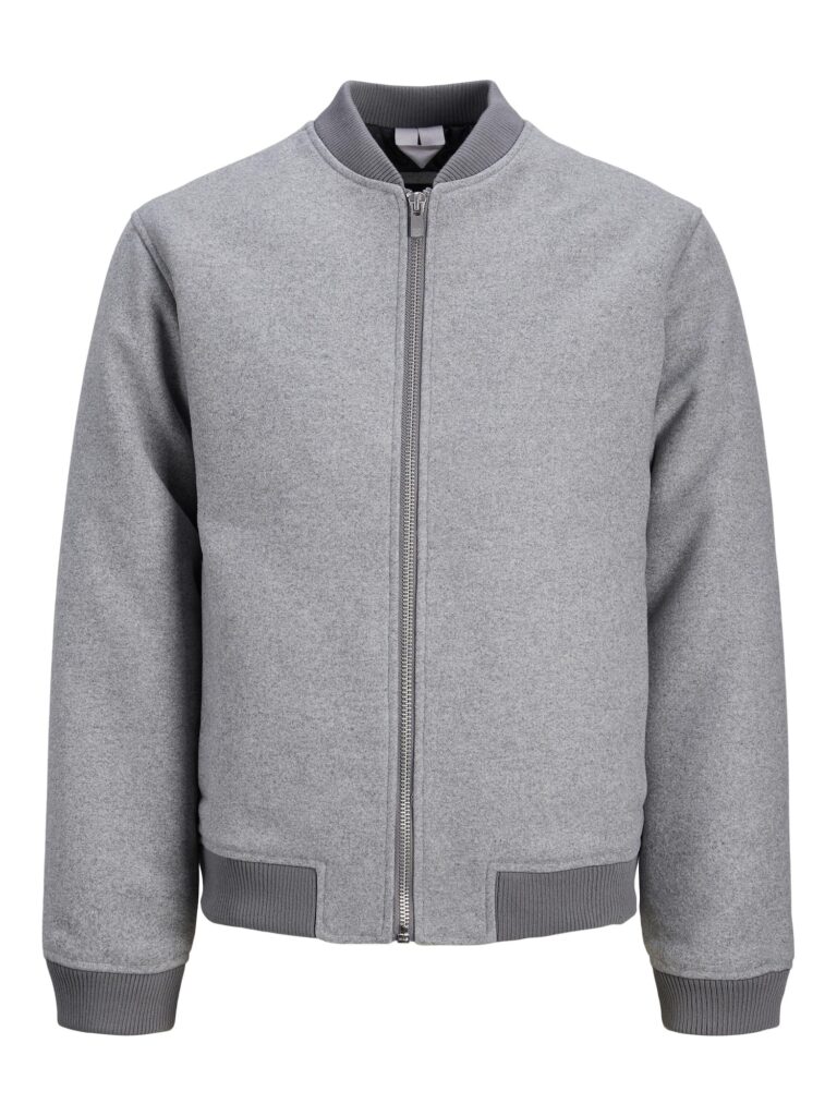 JACK & JONES Geacă de primăvară-toamnă 'HERON'  gri deschis