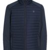 JACK & JONES Geacă de primăvară-toamnă  bleumarin / roşu închis