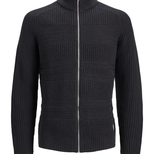 JACK & JONES Geacă tricotată 'DAVIS'  negru