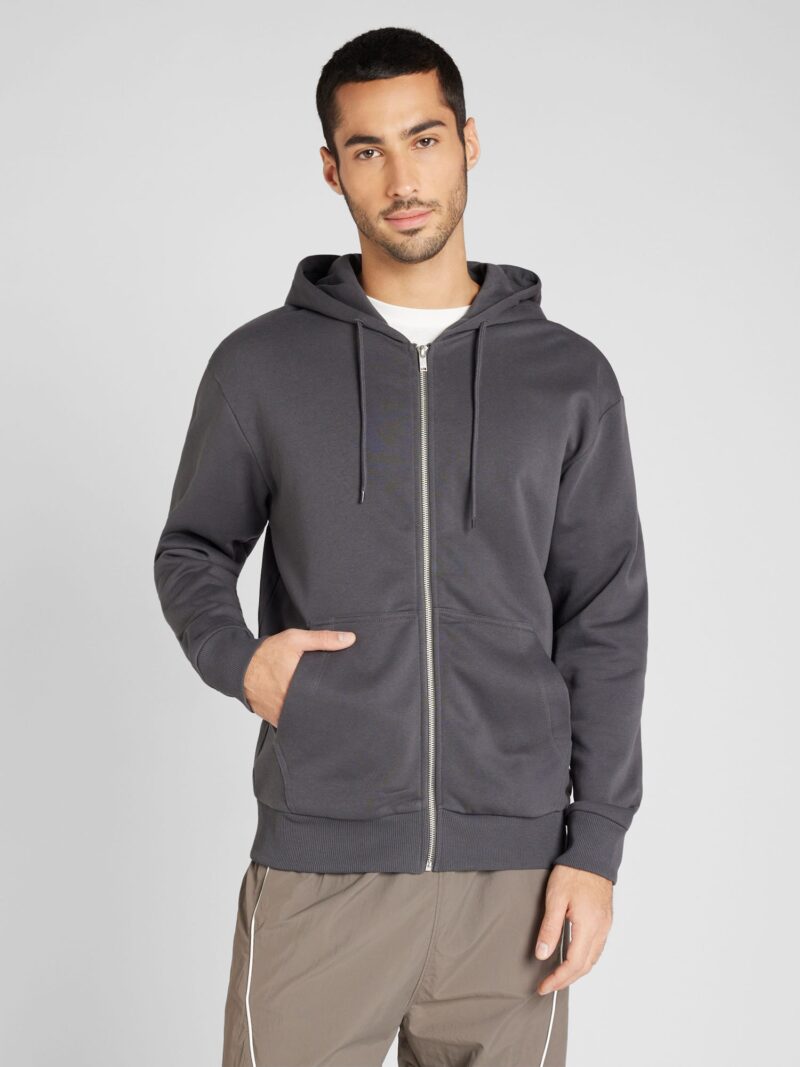 JACK & JONES Hanorac 'RIDER'  albastru deschis / gri închis / mov liliachiu / alb