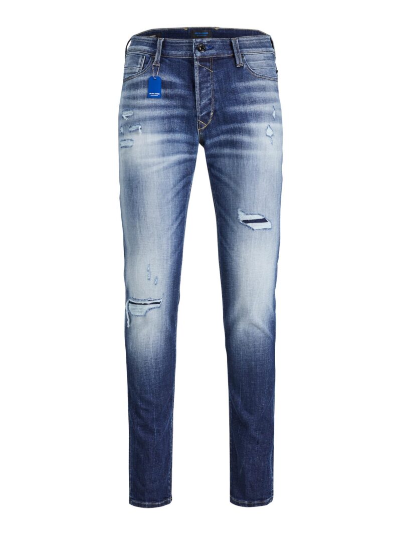 JACK & JONES Jeans 'GLENN'  albastru denim