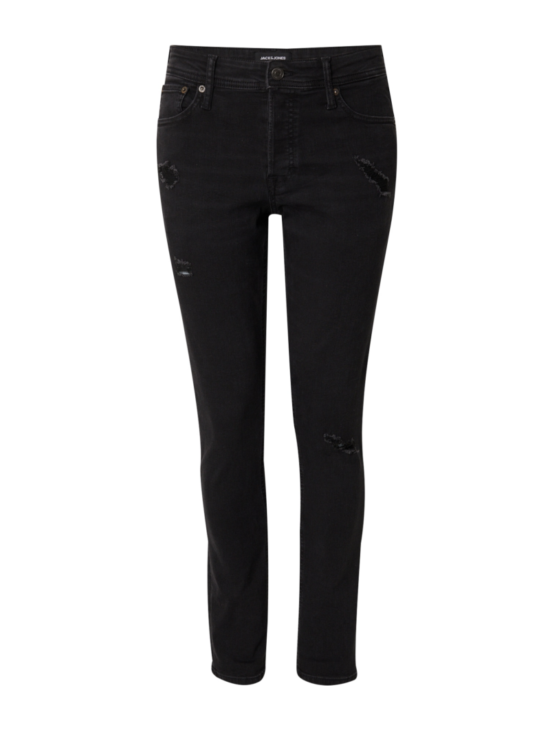 JACK & JONES Jeans 'GLENN'  negru denim