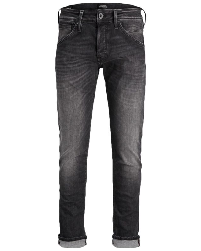 JACK & JONES Jeans 'Glenn'  negru denim