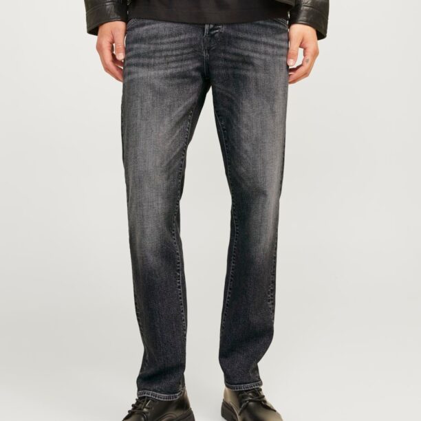 JACK & JONES Jeans 'JJIMike JJFox'  negru denim