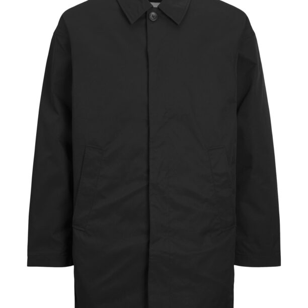 JACK & JONES Palton de primăvară-toamnă 'Crease'  negru