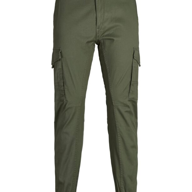 JACK & JONES Pantaloni cu buzunare 'JJIPaul JJFlake'  verde închis