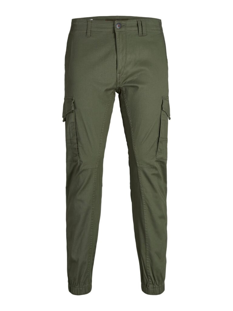 JACK & JONES Pantaloni cu buzunare 'JJIPaul JJFlake'  verde închis