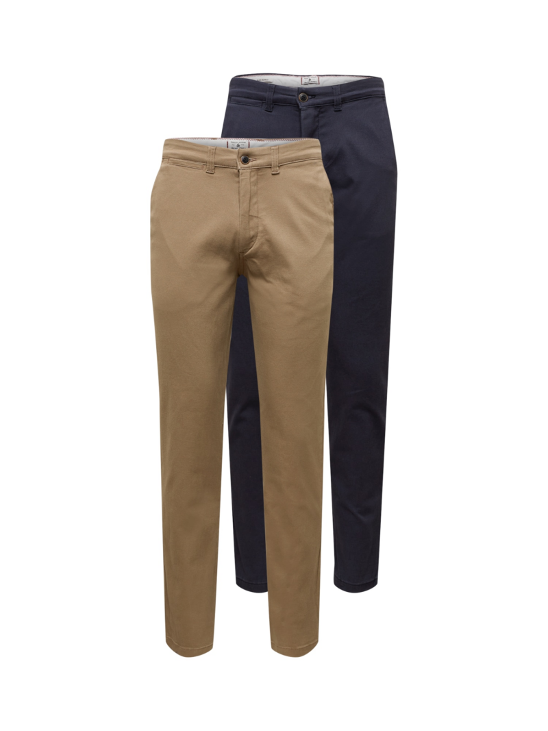 JACK & JONES Pantaloni eleganți 'JJIMacro JJDave'  bej / albastru închis