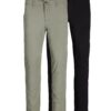 JACK & JONES Pantaloni eleganți 'JJIMacro JJDave'  verde pastel / negru