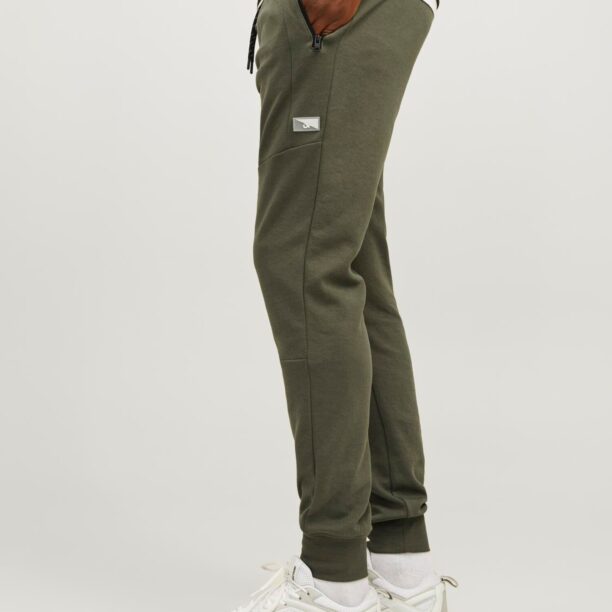 Original JACK & JONES Pantaloni  oliv / alb