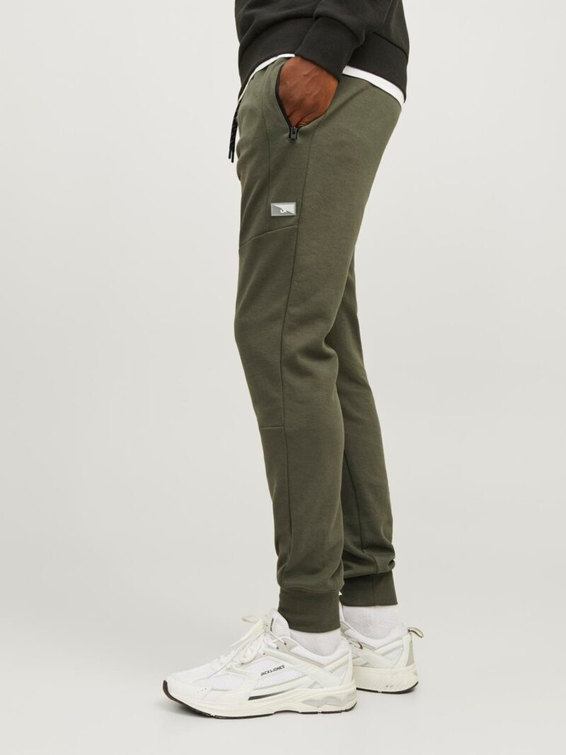 Original JACK & JONES Pantaloni  oliv / alb