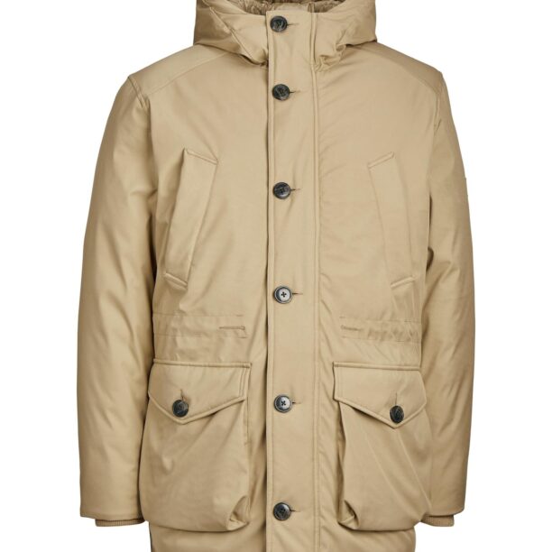 JACK & JONES Parka de iarnă 'CLEMENT'  maro deschis