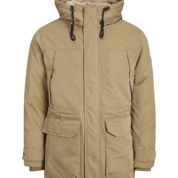 JACK & JONES Parka de iarnă 'Clip'  maro deschis