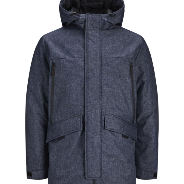 JACK & JONES Parka de iarnă 'JCOBlack'  albastru denim