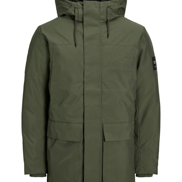 JACK & JONES Parka de iarnă 'JJRob'  verde închis