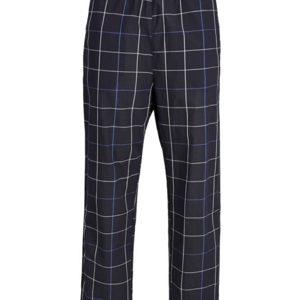 JACK & JONES Pijama lungă  bej / albastru / negru preţ