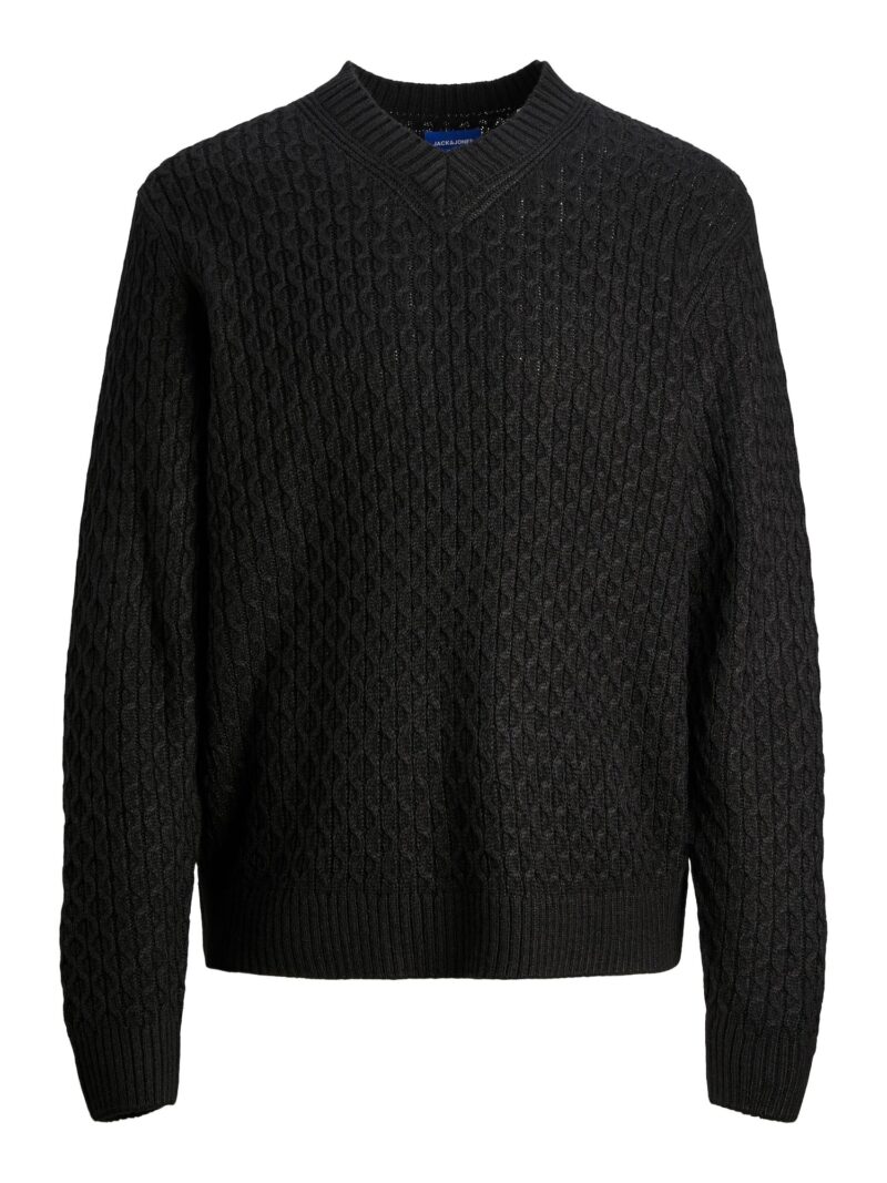 JACK & JONES Pulover 'COSY'  negru