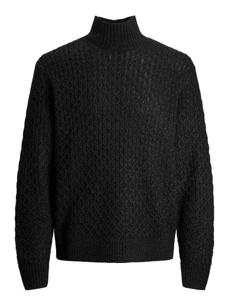 JACK & JONES Pulover 'COSY'  negru