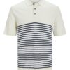 JACK & JONES Pulover 'Emil'  albastru marin / alb