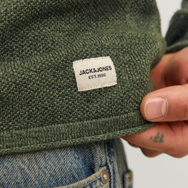 Preţ JACK & JONES Pulover 'Hill'  verde / verde pin / verde închis / verde amestecat