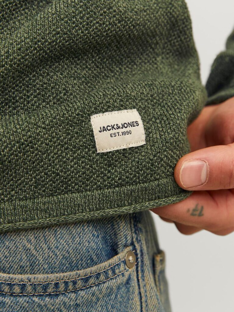 Preţ JACK & JONES Pulover 'Hill'  verde / verde pin / verde închis / verde amestecat