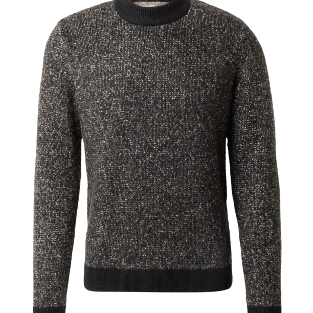 JACK & JONES Pulover 'JCOSpace'  grej / negru