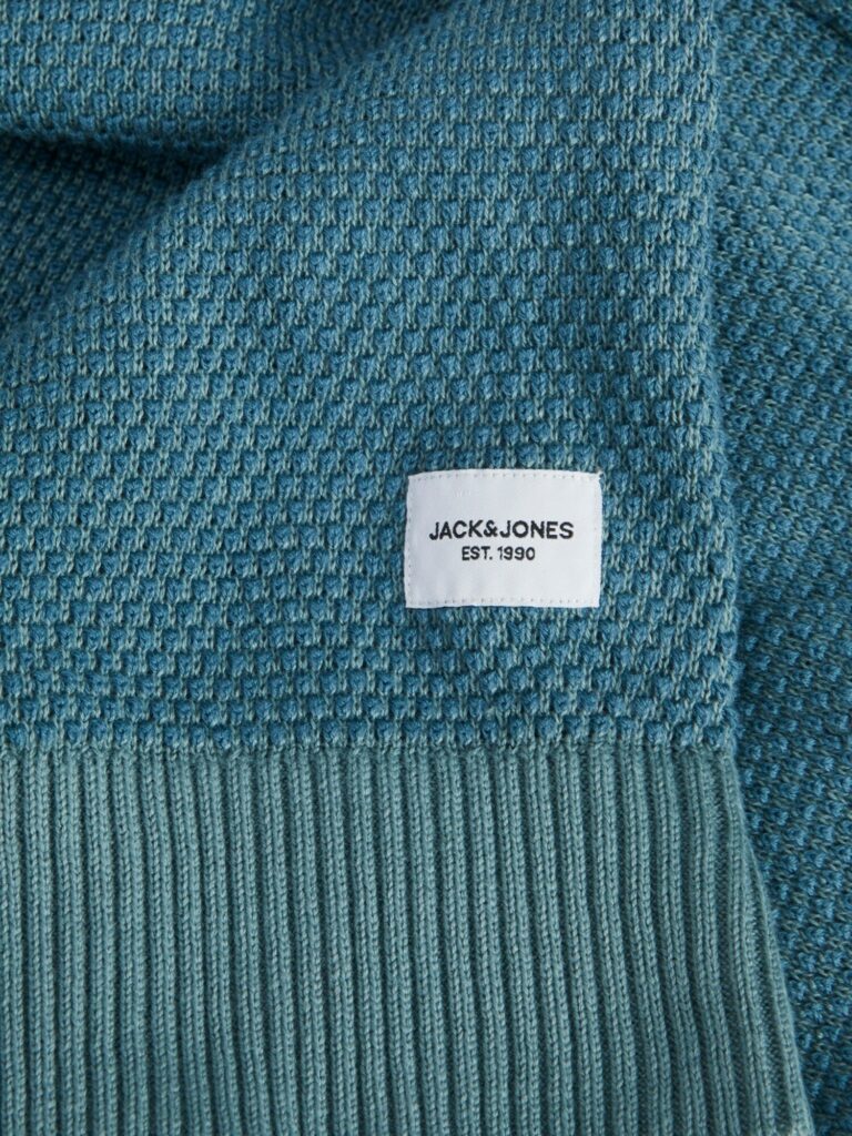 JACK & JONES Pulover 'JJEGlobe'  cyan preţ