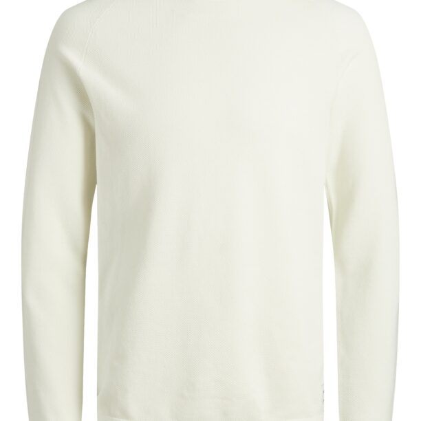 JACK & JONES Pulover 'JJEHill'  alb natural