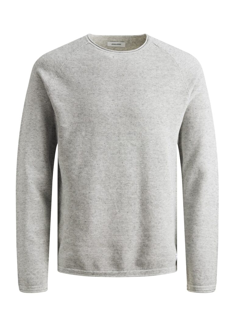 JACK & JONES Pulover 'JJEHill'  gri amestecat